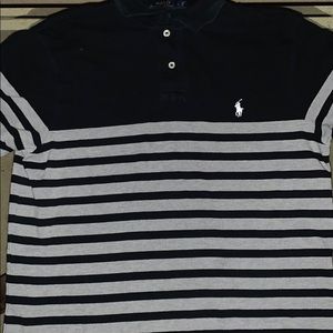 Striped polo shirt